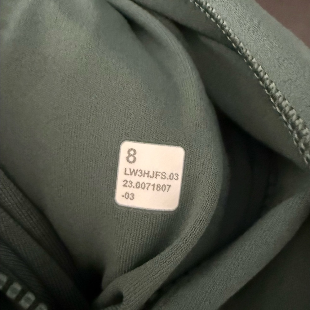 Lululemon Define Cropped Jacket Medium Forest Sz8 - image 5